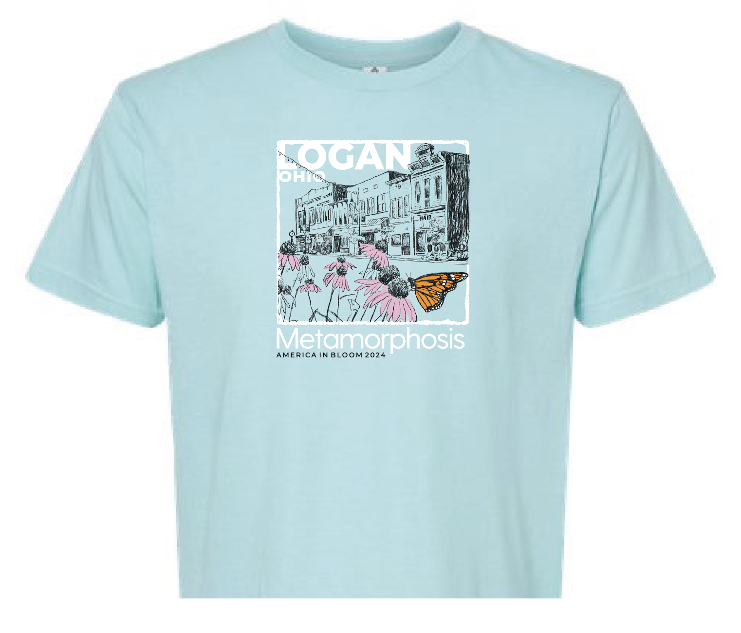 Logan In Bloom tshirt