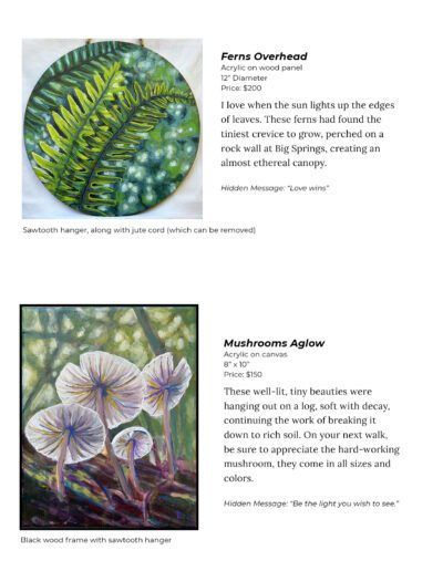 Magic in Nature Collection16_Ferns Mushrooms